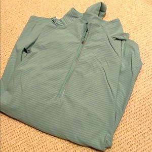Lulu Mens metal quarter zip